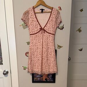 Forever 21 Pink Floral Mini Dress